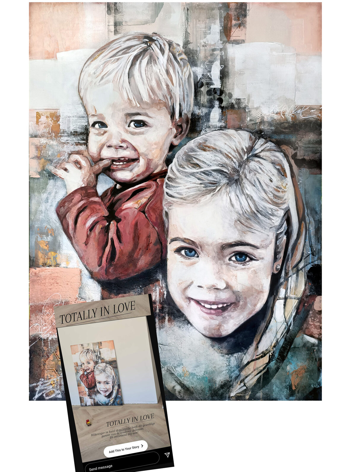 acrylic portrait children
